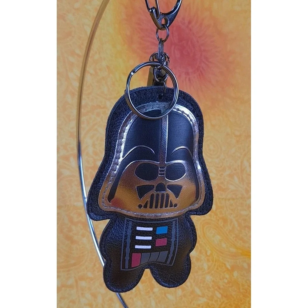 Lucas Film Darth Vader Leather Plush Keyring Keychain 4